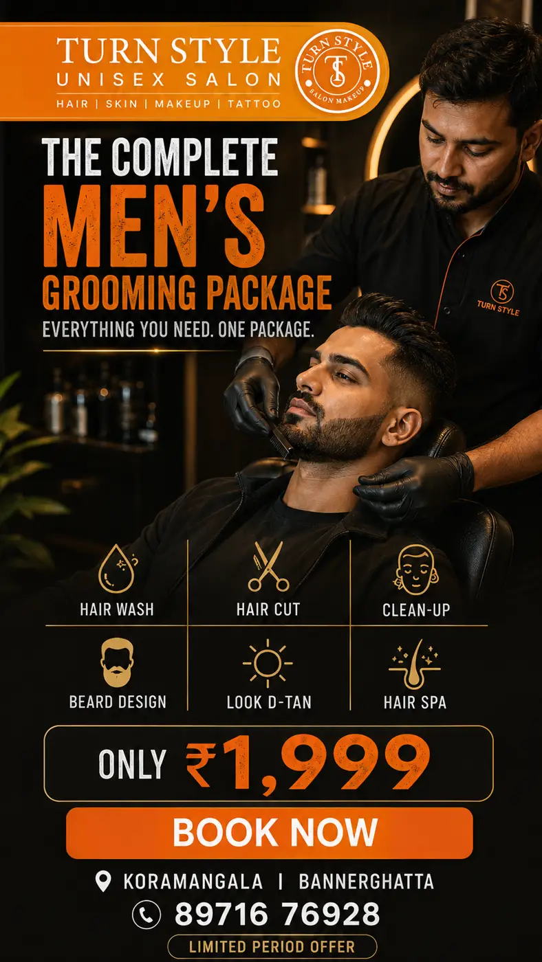 Men's grooming package